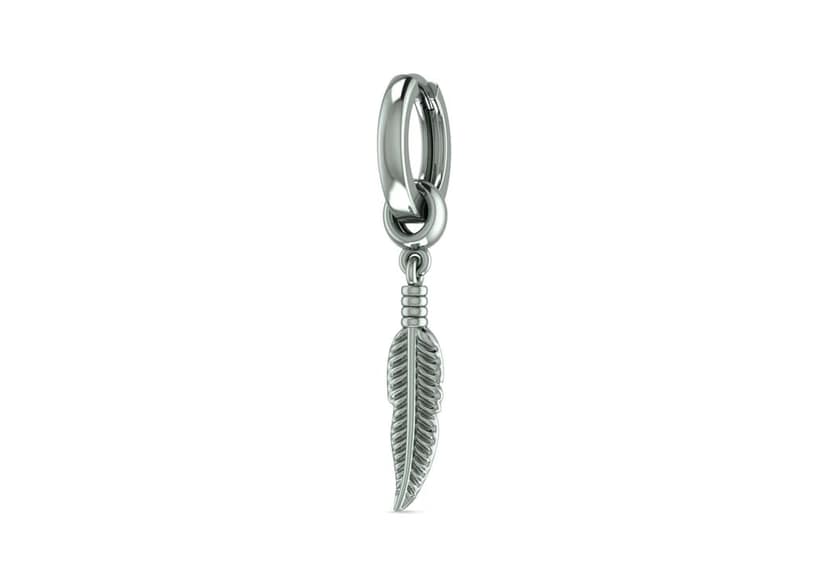 Boho Feather Dangle Earring For Men (1 Pc Only)