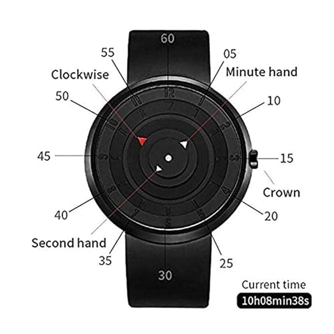 Premium Brand Arrow Blk Arrow Boys Men Black Dial Wrist Watch For Boys Analog Watch For Men Pack Of 1, Black Band view 5