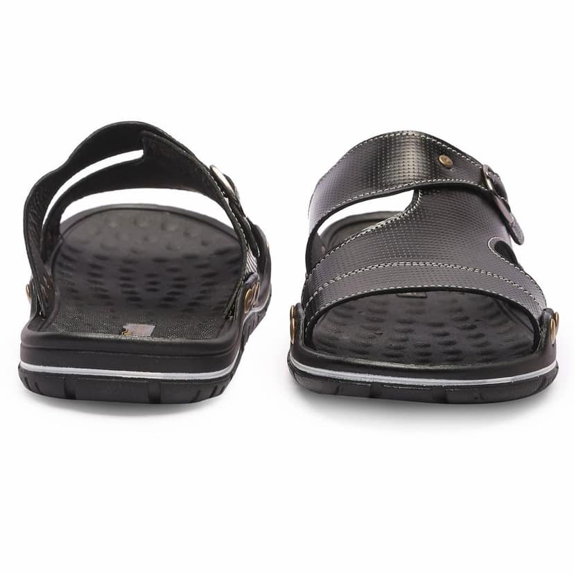 FEATHER LEATHER Men's Comfortable & Fashionable Sandals & Slippers | Casual Lightweight Slipper/Flip-Flop for Men | Indoor/Outdoor/Chappal view 5