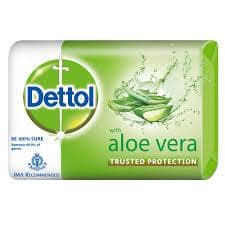 Dettol Aloe Vera Bathing Bar Soap, 100 G