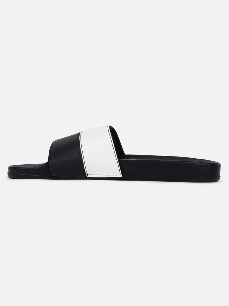 hummel CAMP MEN COLOUR BLOCK SLIDERS Comfortable Cushioned Sole Arch Support Durable Lightweight Flexible Trendy Style Flip flops and Slippers Slides for Men Daily use Chappal view 5