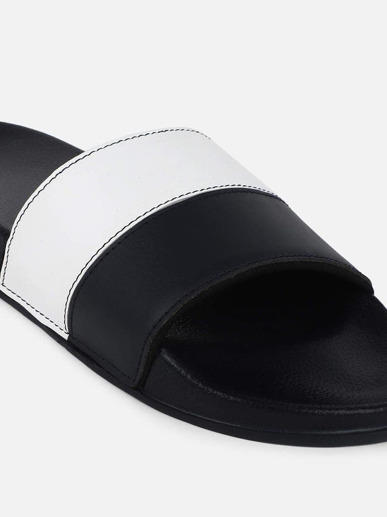 hummel CAMP MEN COLOUR BLOCK SLIDERS Comfortable Cushioned Sole Arch Support Durable Lightweight Flexible Trendy Style Flip flops and Slippers Slides for Men Daily use Chappal view 9