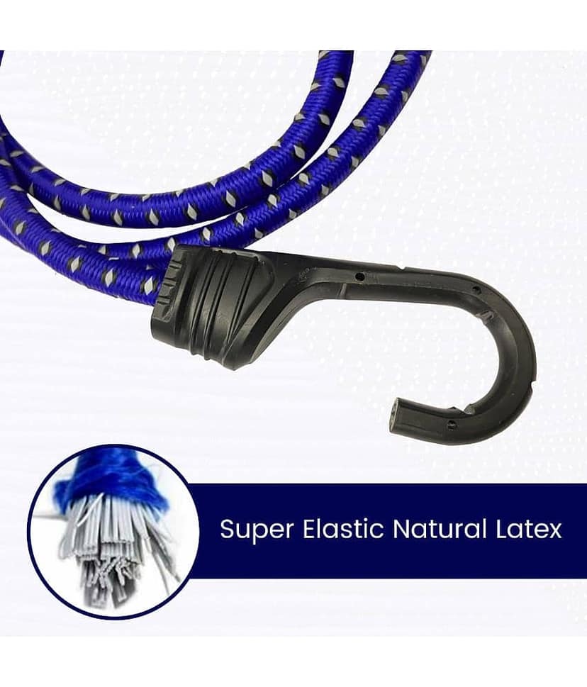 Grand Pitstop Reflecting Bungee Cord (42Inch)- Set Of 2 - Blue view 2
