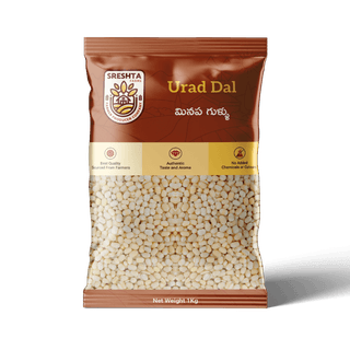 Sreshta Farms Whole Urad Dal - 1kg