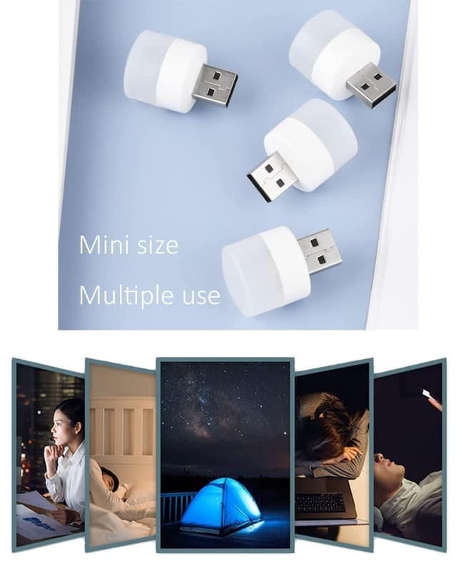 USB Night Lights LED Plug in White Buy 1 Get 2 Free view 5