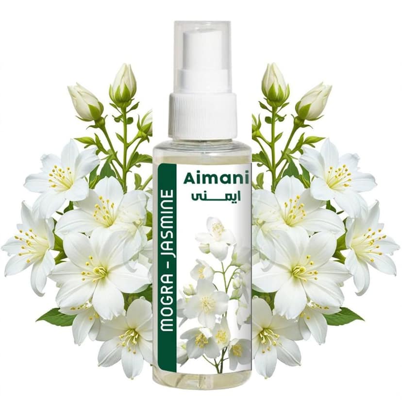Aimani Arabian Jasmine Mogra Attar Perfume | Long Lasting | for Women Special | 50ml Perfume Spray view 6