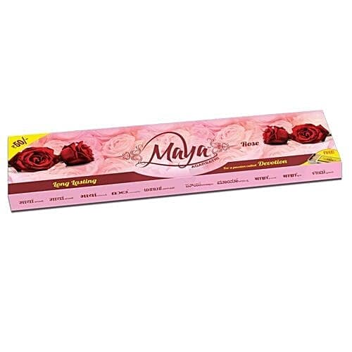 Maya Incense Sticks - Rose, 70 Sticks
