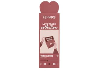 MARS Love Track Velvet Lip Tint, Velvet Matte Finish, Non-Sticky & Lightweight, Highly Pigmented, Comfortable Wear - (2.8ml) - 03-THREE WORDS