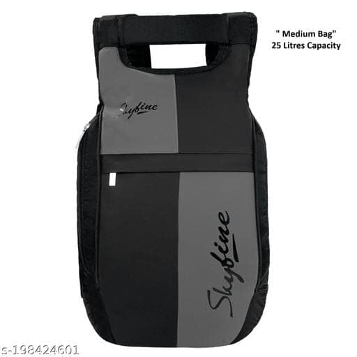 Men stylish pu leather backpack college office travel bag for boys
