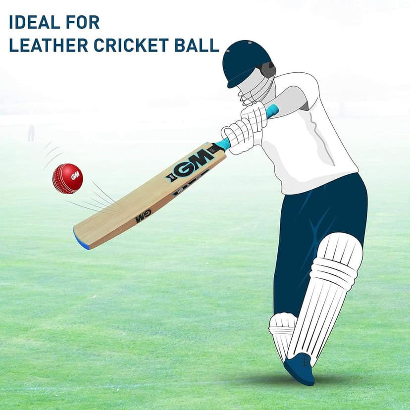 TEKNAXO | GM Neon Maestro Kashmir Willow Cricket Bat for Leather Ball |Full Size| Light Weight |Free Cover view 6