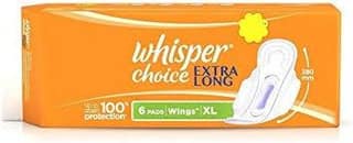 WHISPER CHOICE EXTRA LONG 6PC
