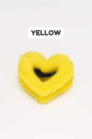 Heart Shape Fur Hair Claw