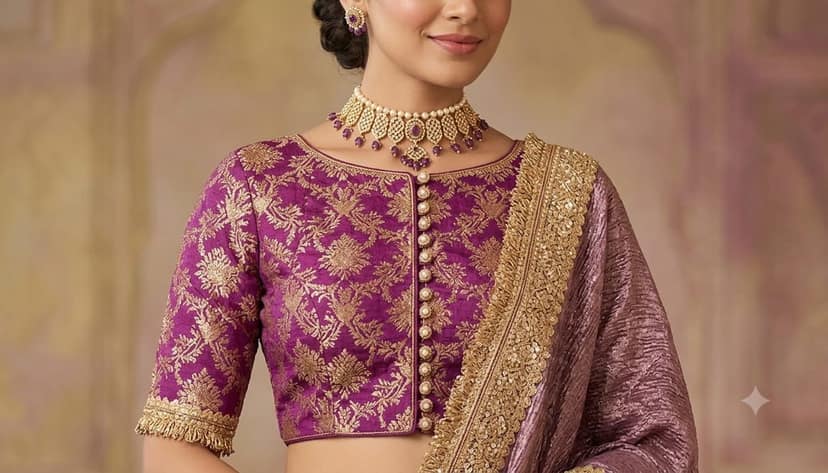 Crush tissue silk sarees view 5