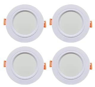 GR Lighting 9 Watt Concealed Down Light 4 Pieces Pack (Cool White)