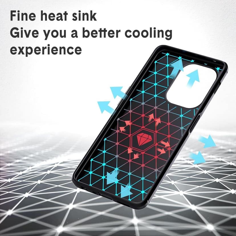 Natbok Compatible with OnePlus Nord 3 Case, Flexible TPU [Brushed Texture] [Anti-Slip] Shockproof Military Protection Bumper Phone Case,Slim Case Cover for OnePlus Nord 3,Black view 7