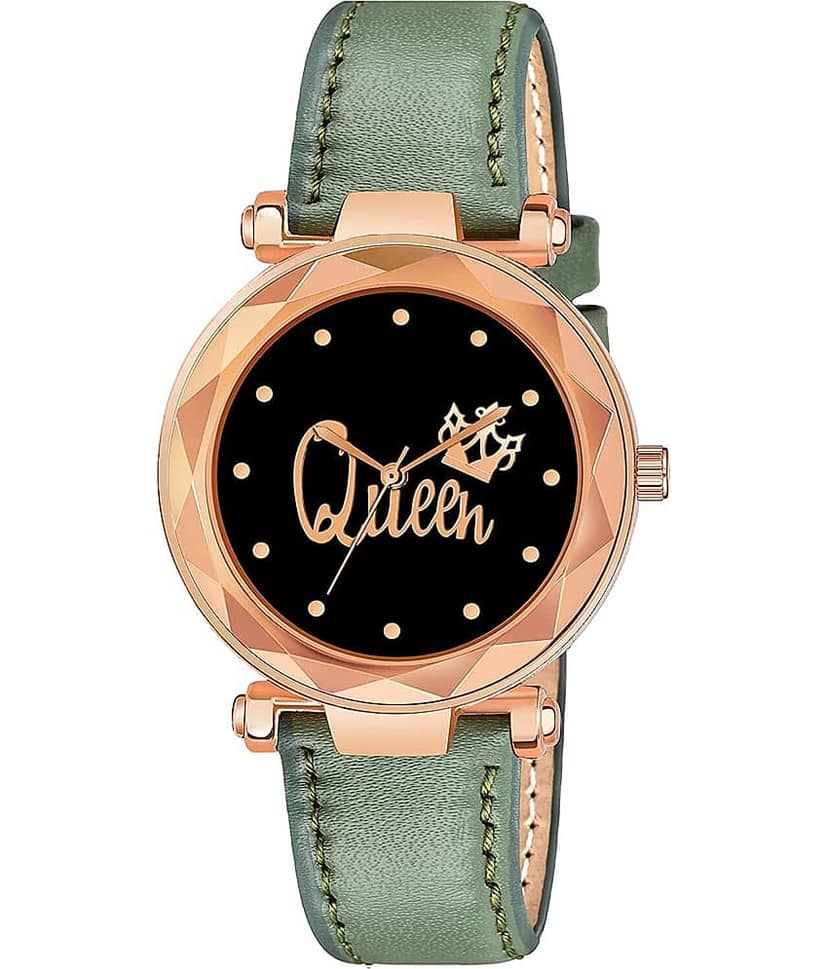 Trex Green PU Analog Womens Watch view 2
