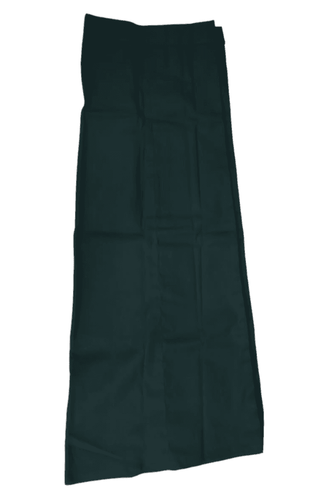 Green Cotton Petticoat for Sarees & Lehengas view 3