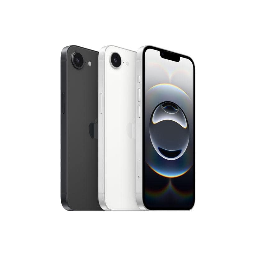 iPhone 16e 512GB White view 2