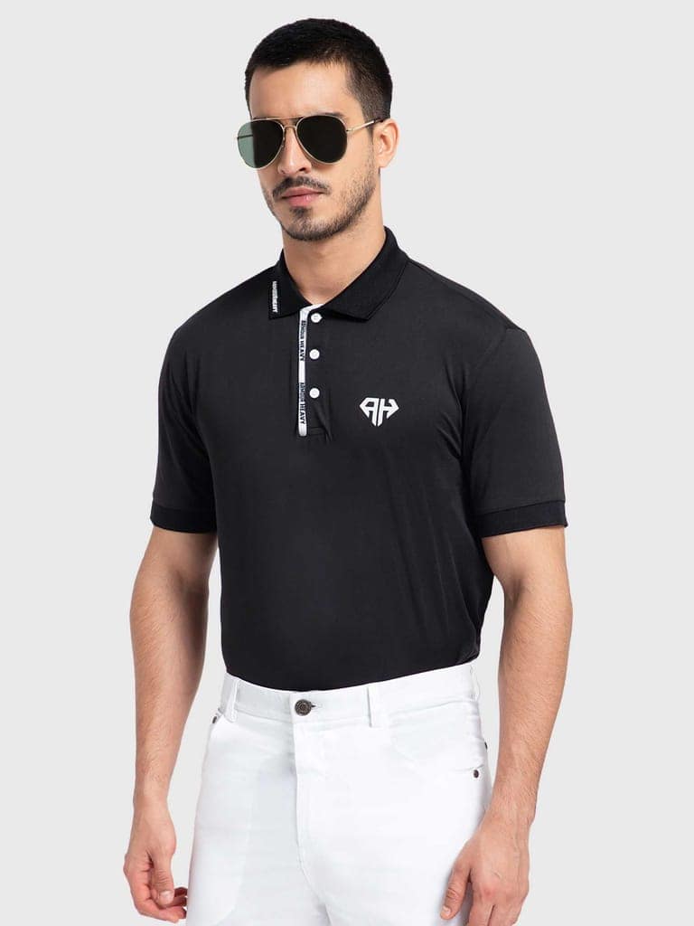 Heavy Black Classic AH Polo view 4