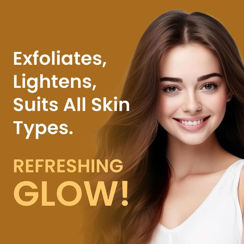 Elois Turmeric Face Scrub For Men and Women Fairness & Deep Cleansing for Face Tan Removal 100gm view 4