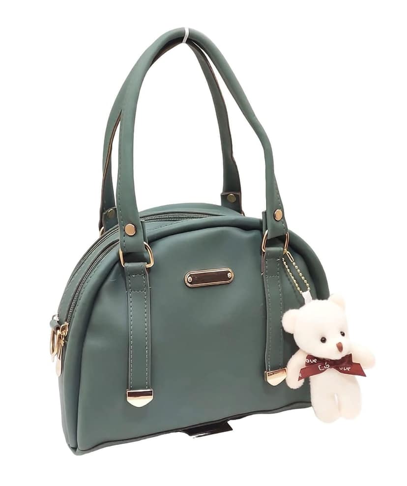 Magnifique Women's Hand/Sling/Side Bag/purse Polyurethane Western (Green)