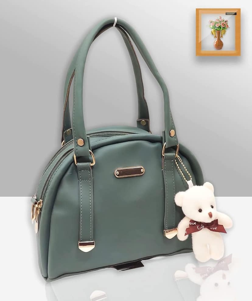 Magnifique Women's Hand/Sling/Side Bag/purse Polyurethane Western (Green) view 2
