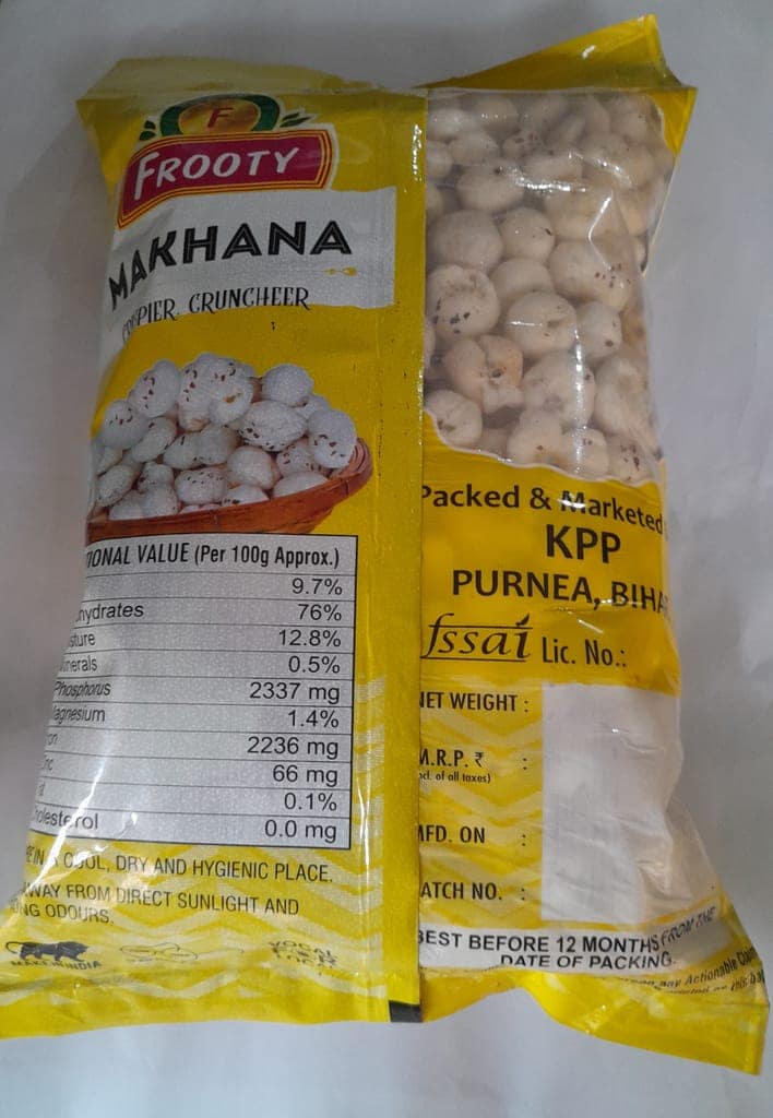 "ABHAY-MANI Premium Popped Water Lily Seeds (Phool Makhana)" view 4
