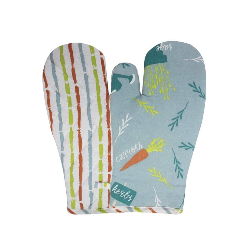 AIRWILL, 100% Cotton Kitchen Padded Oven Gloves, Mitts (Pack of 2) view 3