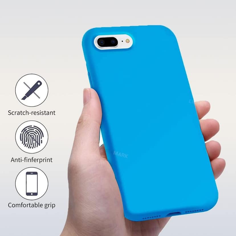 LIRAMARK Liquid Silicone Soft Back Cover Case for Apple iPhone 7 Plus / 8 Plus view 3
