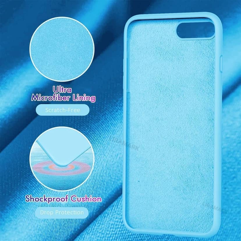 LIRAMARK Liquid Silicone Soft Back Cover Case for Apple iPhone 7 Plus / 8 Plus view 4