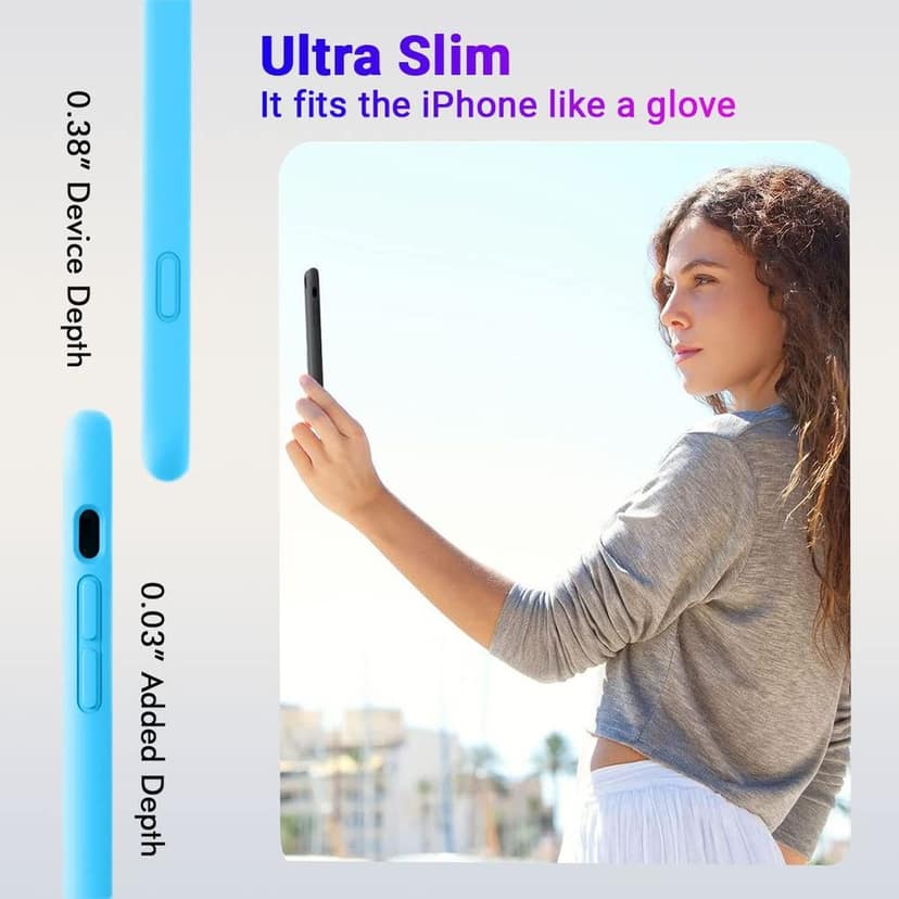 LIRAMARK Liquid Silicone Soft Back Cover Case for Apple iPhone 7 Plus / 8 Plus view 7