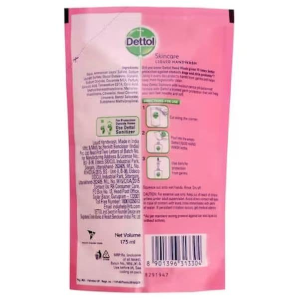 Dettol Skincare Liquid Handwash Refill 175 Ml view 2