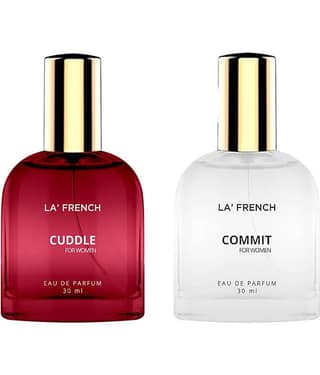 LA FRENCH - Cuddle & Commit Eau De Parfum (EDP) For Unisex 60ml ( Pack of 2 )