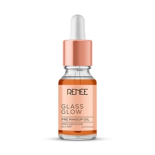RENEE Glass Glow Pre Makeup Oil Primer 10ml| Non Sticky, Smoooth Finish| Hydrates, Repairs & Nourishes Skin| Adds Natural Glow to the Skin RENEE Glass Glow Pre Makeup Oil Primer 10ml| Non Sticky, Smoooth Finish| Hydrates, Repairs & Nourishes Skin| Adds N