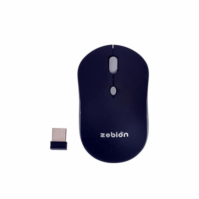 Zebion Sapphire Lightweight Wireless Optical Mouse - Black