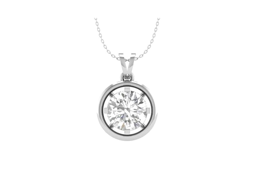 Gold Aureole Round Necklace view 7