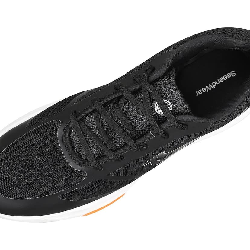 SeeandWear Velocity Sports Running Shoes For Men (Black) view 4