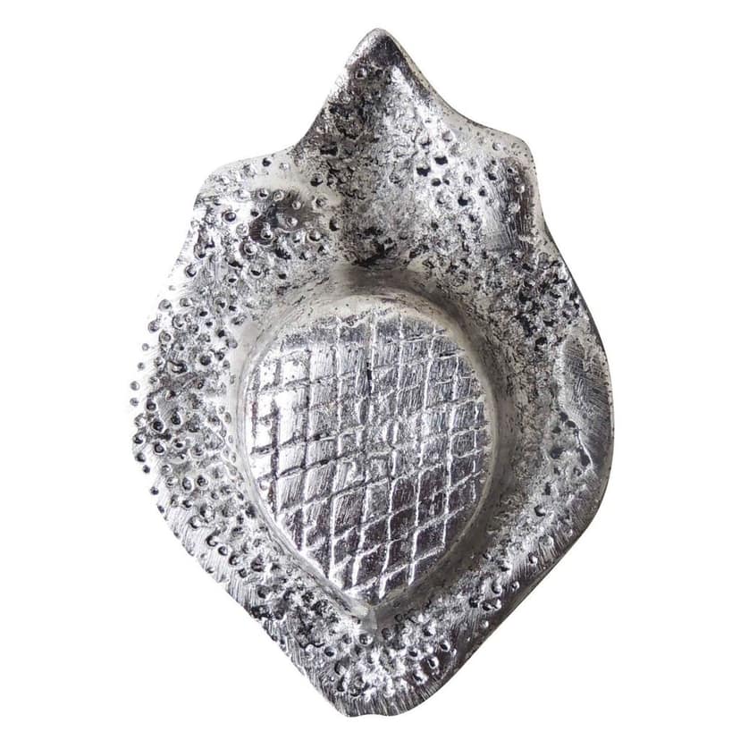 Aluminium Shankh Shape Deepak Oil Lamp for Religious Pooja Decor, Height : 0.5 Inch (ASMAS268 C) view 3