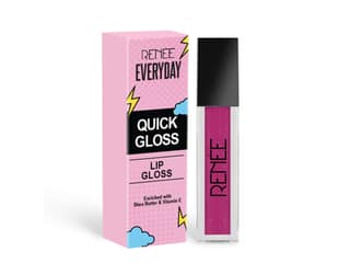 RENEE Everyday Quick Gloss, Supple Glossy Lips, For Long Lasting Hydration, Lightweight & Non-Sticky Formula with Subtle Tint, Shea Butter & Vitamin E Infused - Plum Dream
