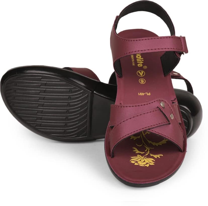 Aqualite Women's Casual Wedge Sandal PL-491 view 3