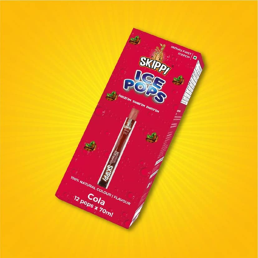 Cola Flavor Skippi Natural Ice Pop, Pack Of 12 Ice Pops view 3