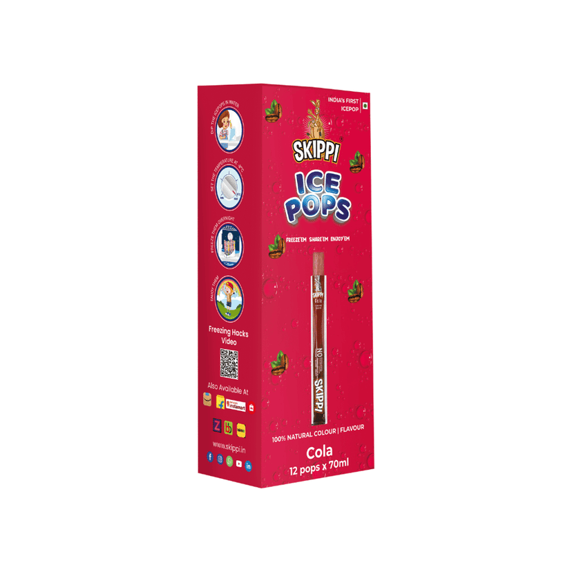 Cola Flavor Skippi Natural Ice Pop, Pack Of 12 Ice Pops view 6