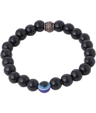 VIRAASI - Black Bracelet ( Pack of 1 )