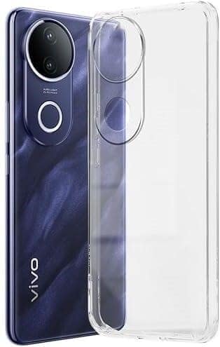 PLUGTECH TPU Ultra Hybrid Clear Camera Protection Back Cover Case for Vivo V50,Vivo V50e,vivo T4R-Transparent