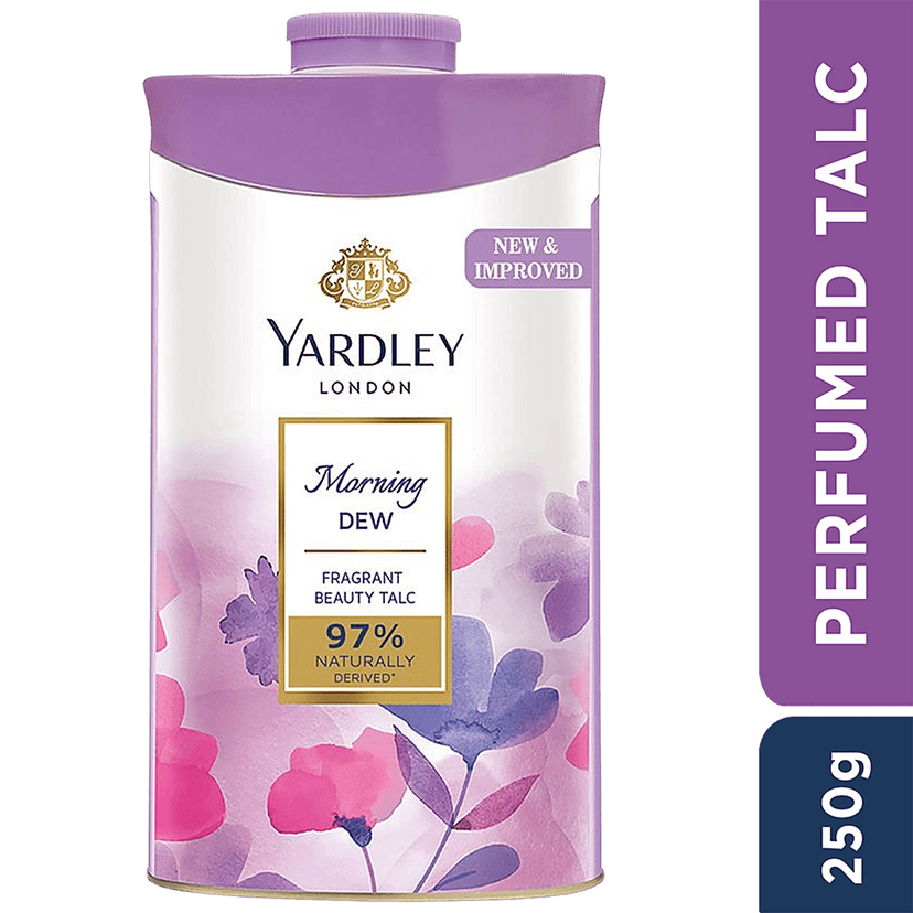 Yardley London Morning Dew Perfumed Talc, 250 g