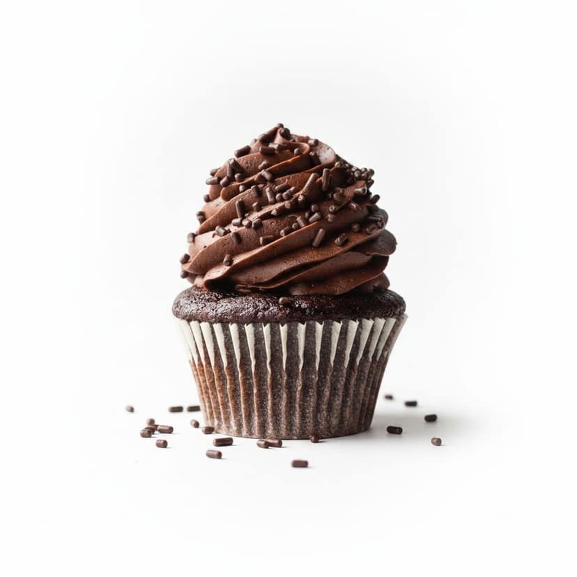 Decadent Chocolate Cupcake - 240 gm - Single piece cupcake view 3