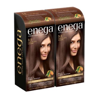 Enega No Ammonia Chocolate Brown Hair Color Cream 120ml