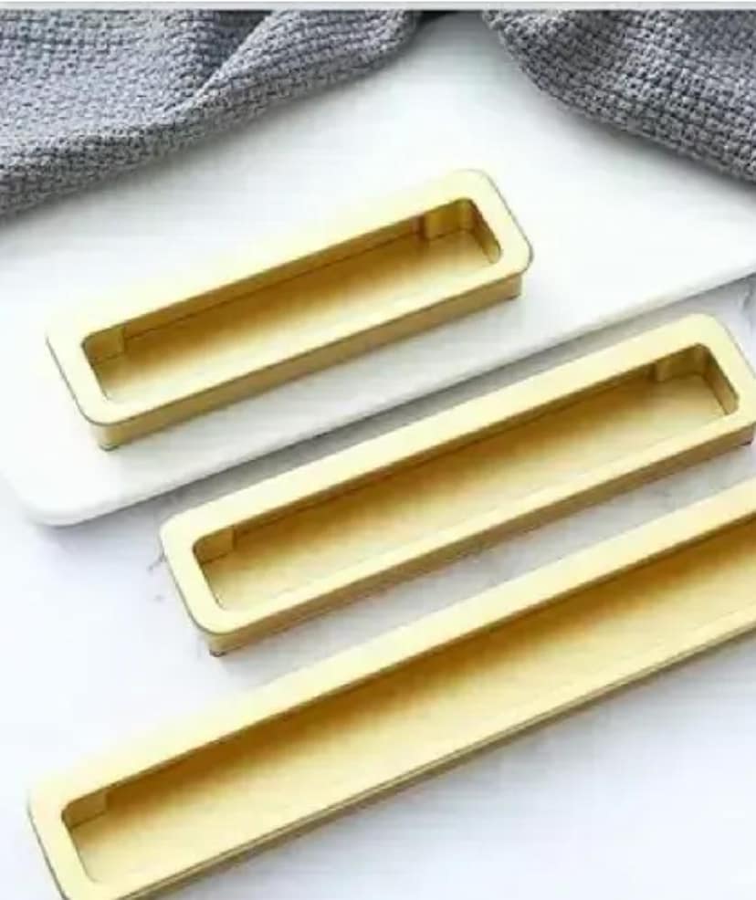 Adison Stylish Gold Handles Pack Of 2 Stainless Steel 192mm For Wardrobe Doors
