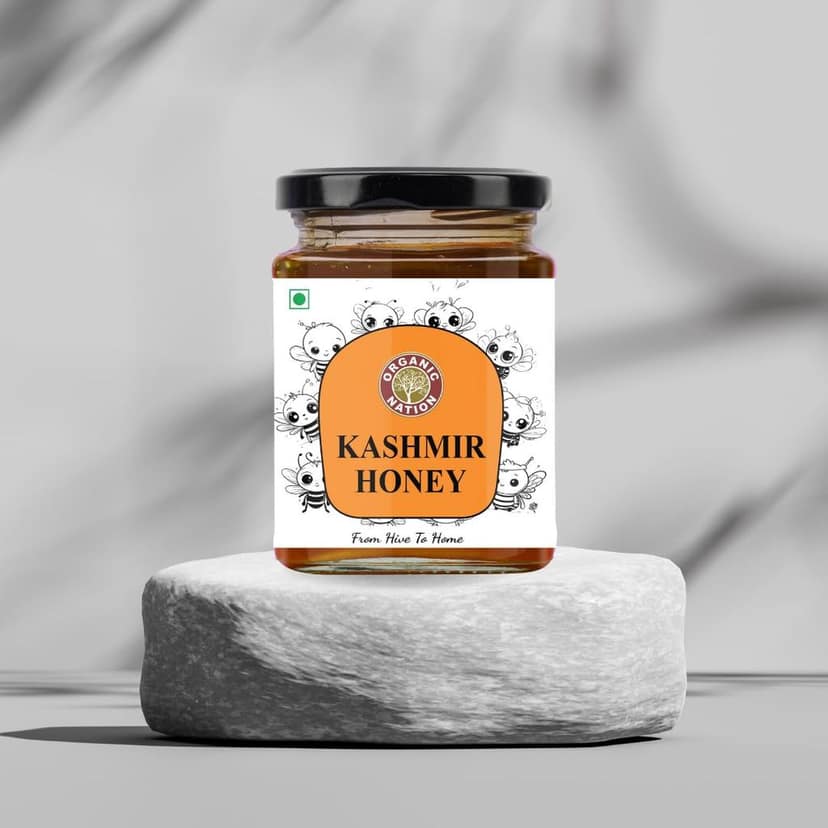 Organic Nation Kashmir Honey 325g � 100% Pure, Unprocessed & Raw | Natural Immunity Booster | No Added Sugar | Rich in Antioxidants view 2