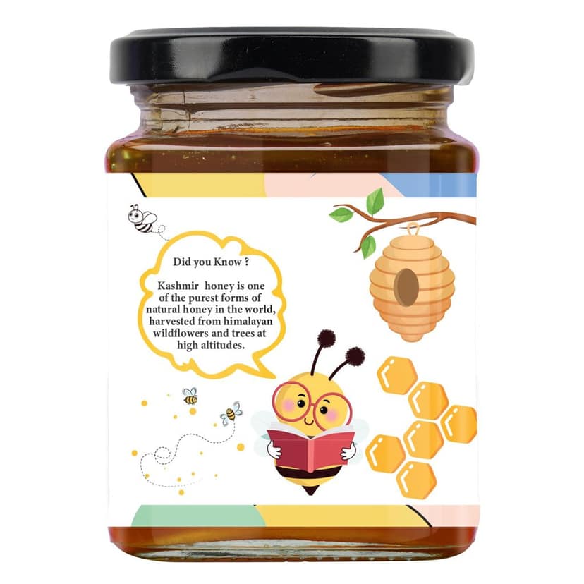 Organic Nation Kashmir Honey 325g � 100% Pure, Unprocessed & Raw | Natural Immunity Booster | No Added Sugar | Rich in Antioxidants view 6